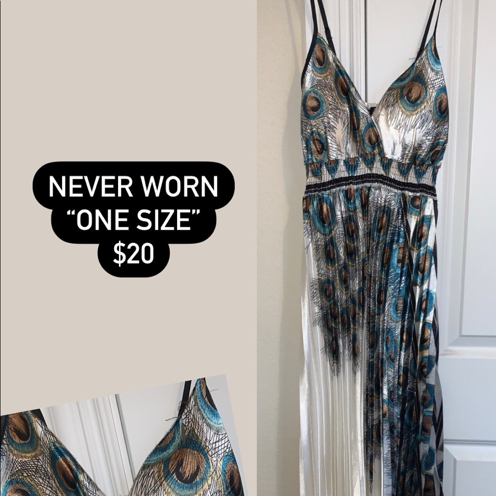 Peacock dress